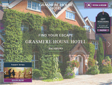 Tablet Screenshot of grasmerehotel.com